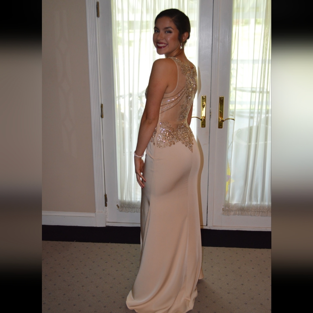 Champagne Evening Gown